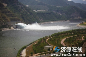 河口村水库开闸泄水