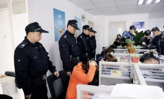 济源市公安民警在江苏昆山成功打掉一个电信诈骗窝点
