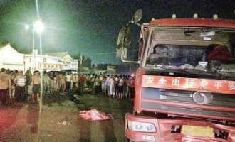 济源北环庙后路口昨夜发生车祸 母女二人惨遭不幸