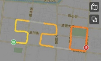 济源跑友跑13.14公里完成“520”路线图