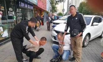 济源特警洛阳显身手 一举抓获俩蟊贼