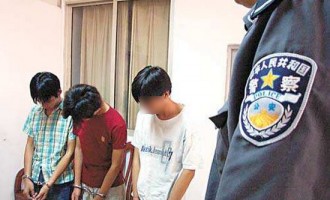 济源警方抓获五名抢劫初中学生的犯罪嫌疑人