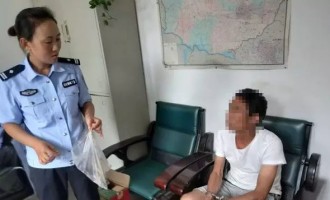 济源民警联合医院保安抓获盗窃轿车内物品嫌疑人