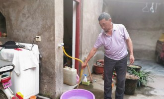 济源最缺水的地方:自备水泵水罐 每天醒来上演抢水战